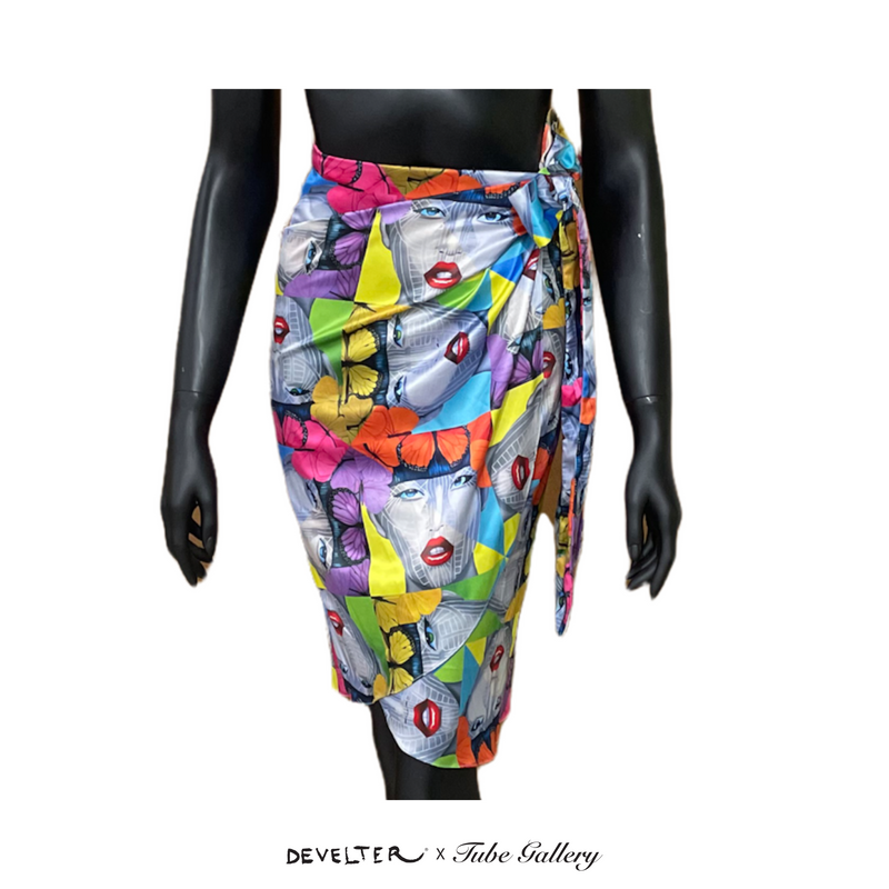 03. Chin Block-Wrap Skirt