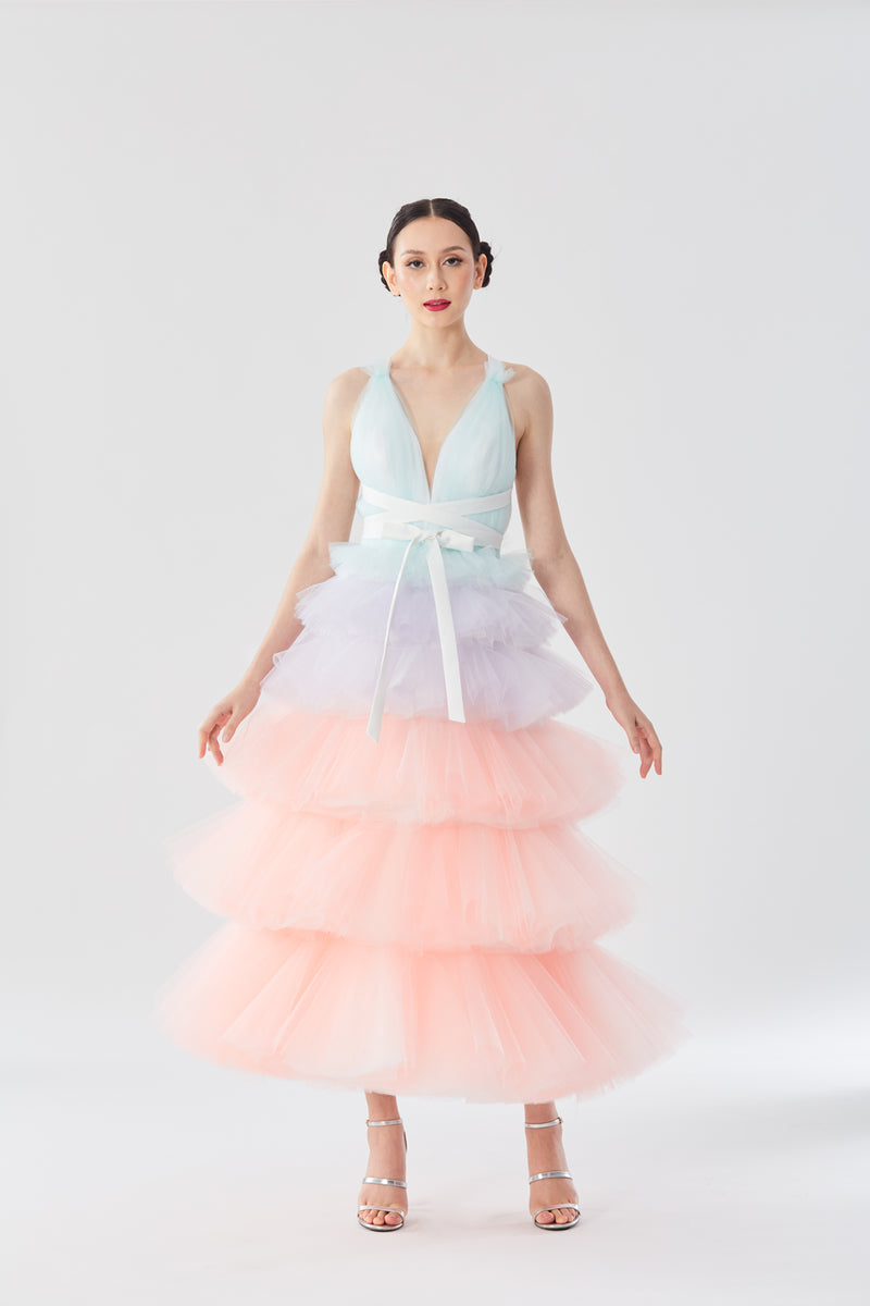 Ombre tiered tulle Skirt – Le Blush Bow